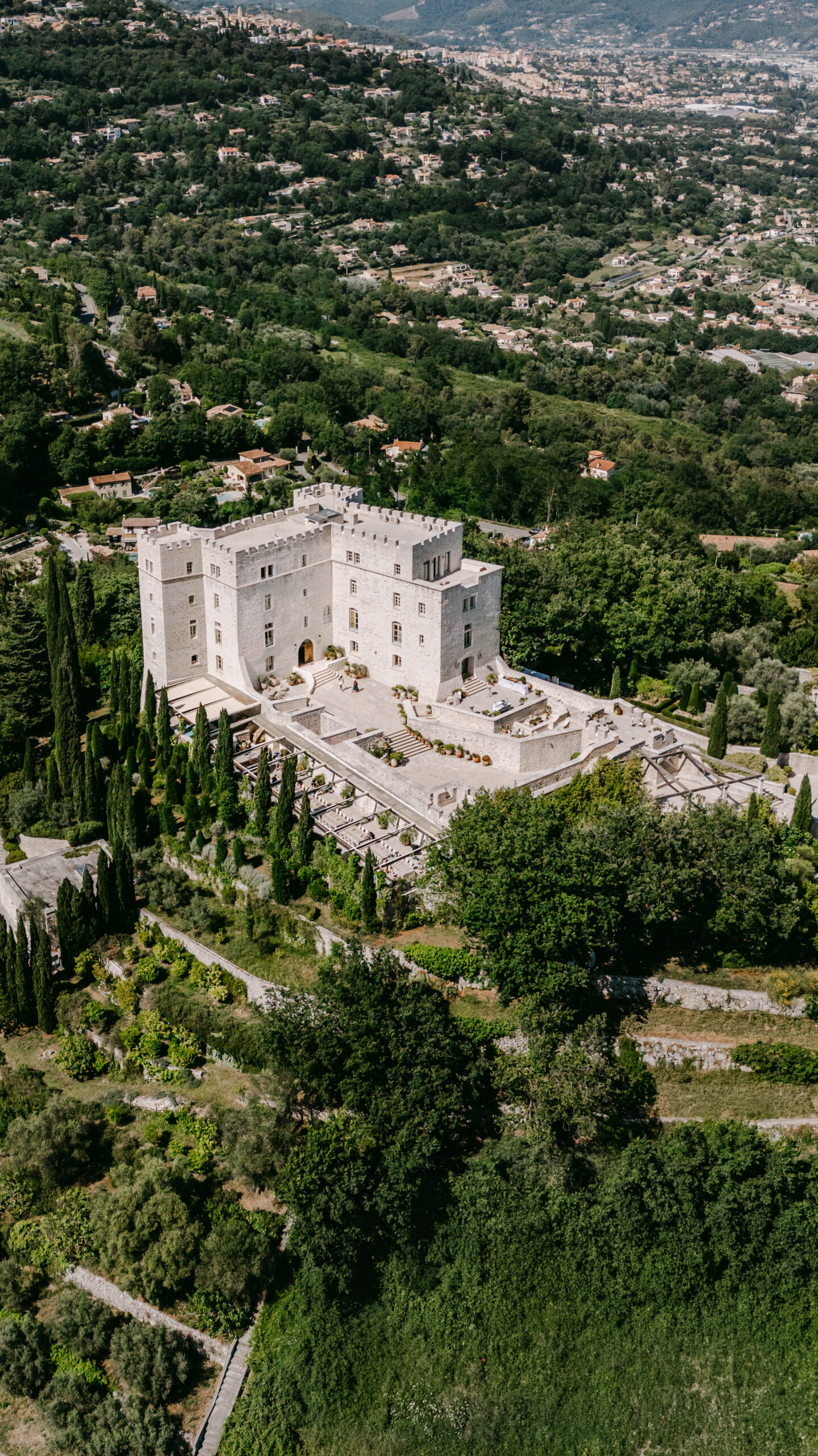 Vue drone, mariage